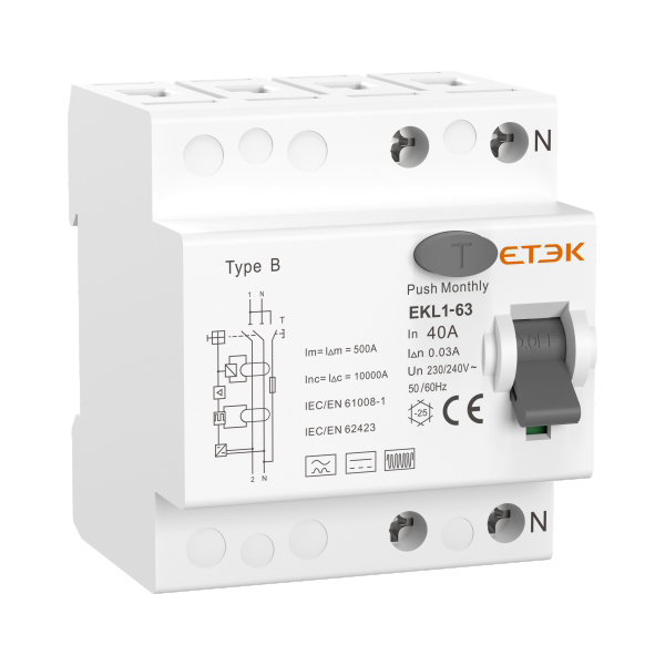 EKL1-63B B型电磁式漏电断路器